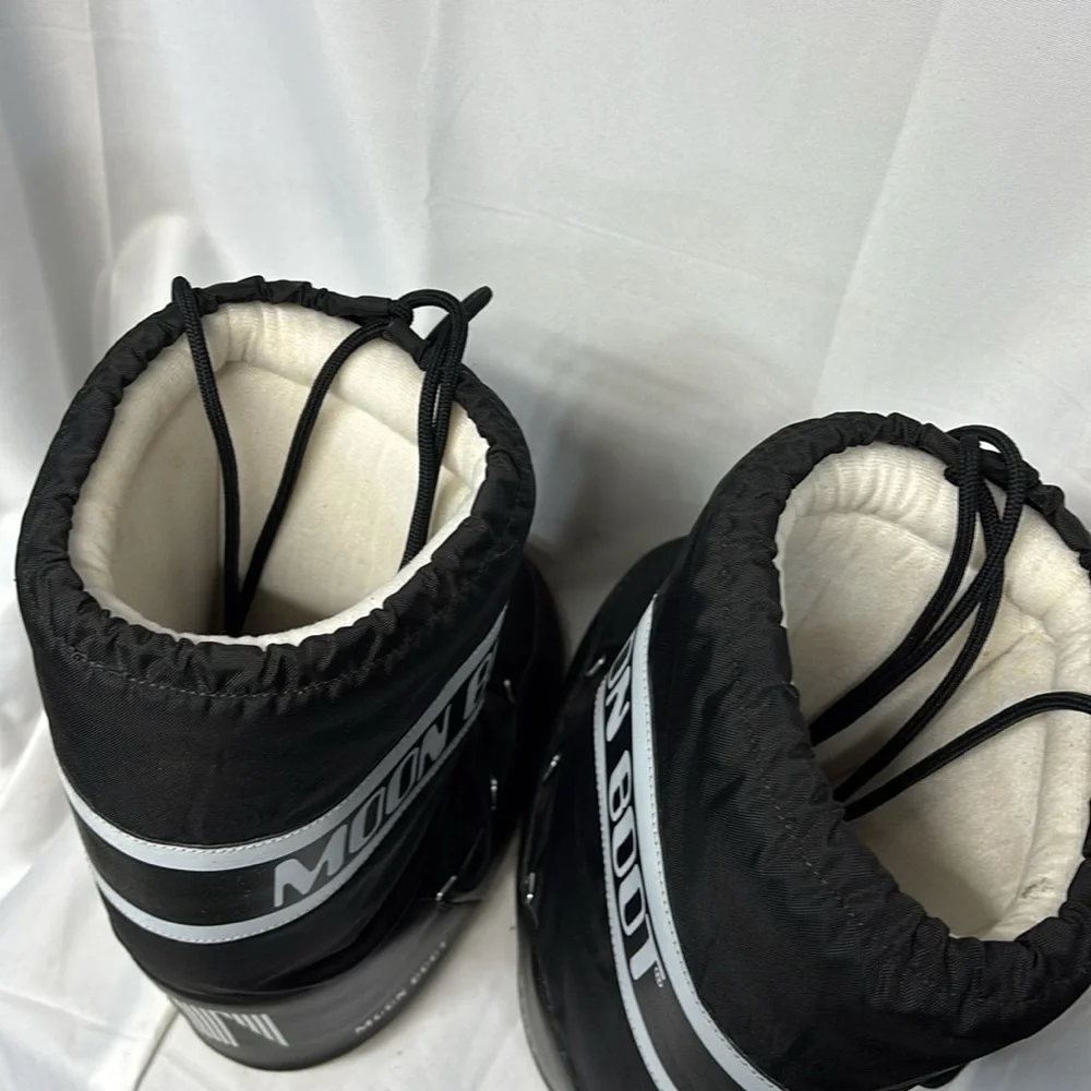 Revolve Net A Porter Tecnica MOON BOOT Icon shell faux leather snow boots